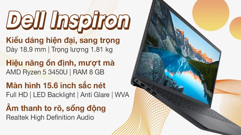 Laptop Dell Inspiron 15 3515 R5 3450U