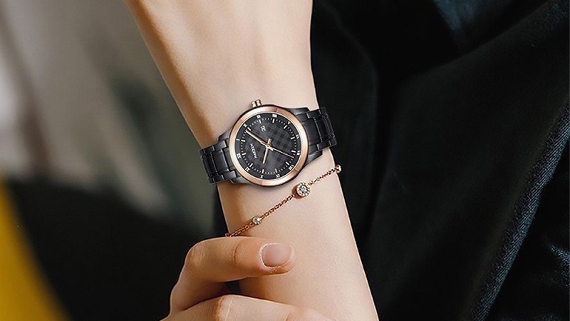 Dây đeo của mẫu đồng hồ Nakzen nữ chống oxi hóa