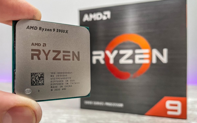 Ảnh minh họa chip AMD Ryzen 9 5900X