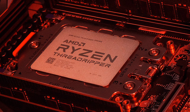 Ảnh minh họa chip AMD Ryzen Threadripper 3960X