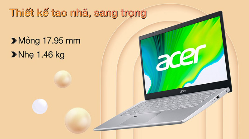 Thiết kế tao nhã, sang trọng với độ dày chỉ 17.95 mm