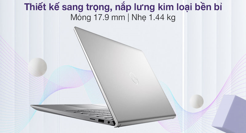 Laptop Dell Inspiron 14 sở hữu vẻ ngoài cuốn hút, sang trọng