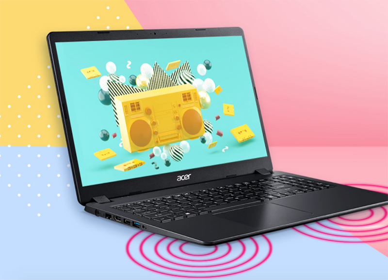 Laptop Acer có thiết kế đẹp, bắt mắt, sang trọng