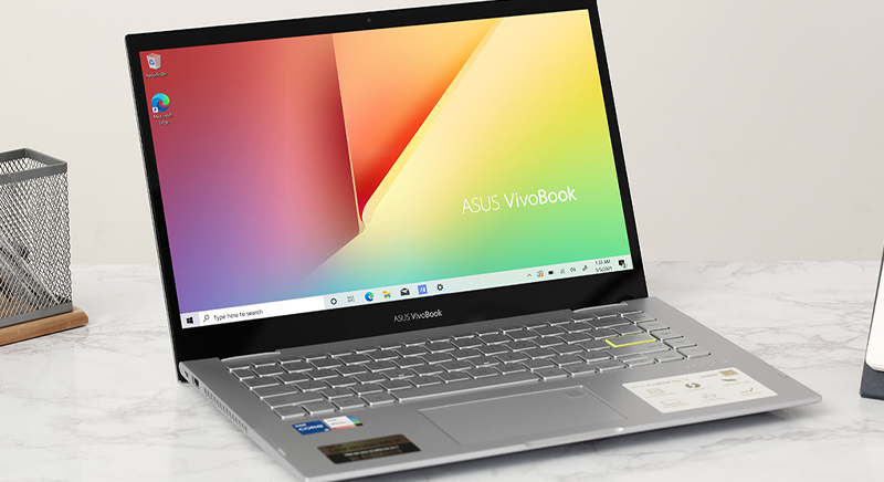 Laptop Asus VivoBook Flip có vẻ ngoài thanh lịch, hiện đại