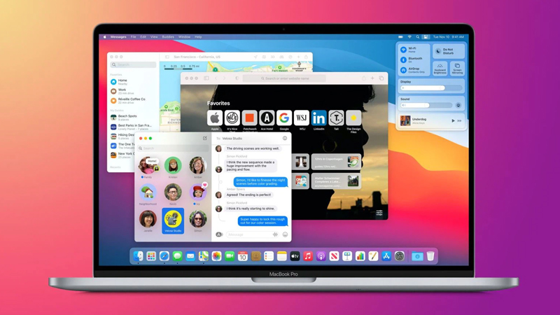Hệ điều h&agrave;nh MacOS hoạt động mượt m&agrave;