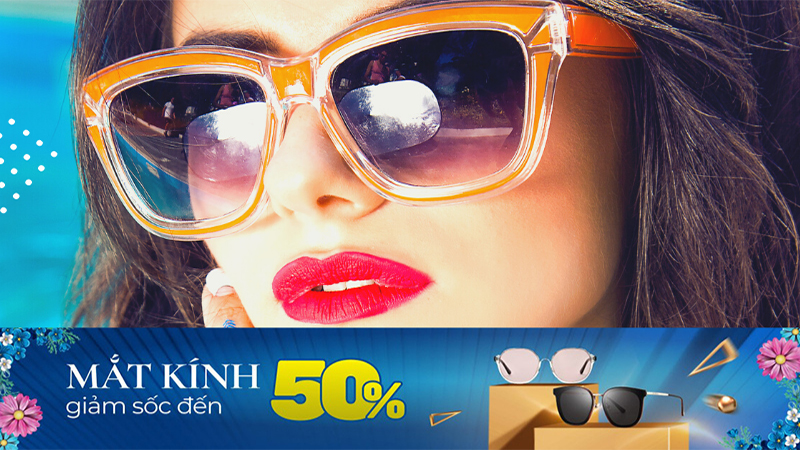 Mắt kính thời trang đang được giảm giá lên đến 50% tại Thế Giới Di Động