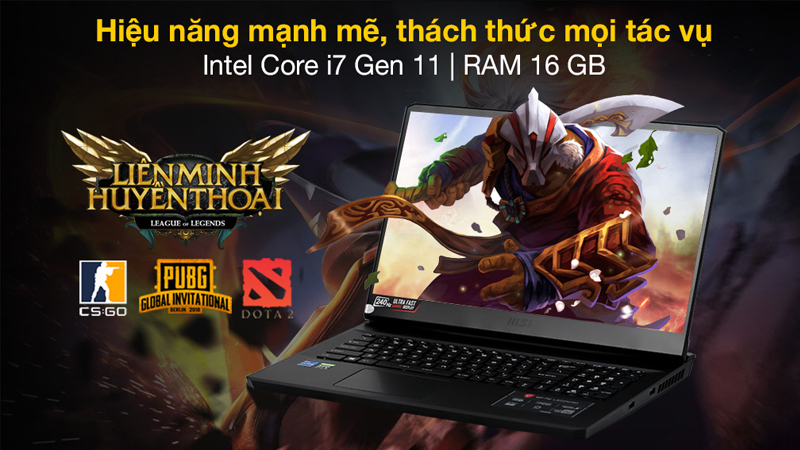 Laptop MSI GP76 11UG i7 (435VN)