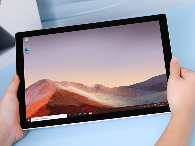 Surface Pro 7 i5 thiết kế như máy tính bảng hiện đại