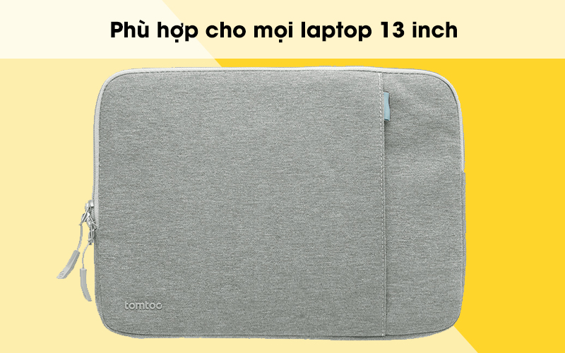 T&uacute;i chống sốc Laptop 13 inch TOMTOC A13-C02G X&aacute;m