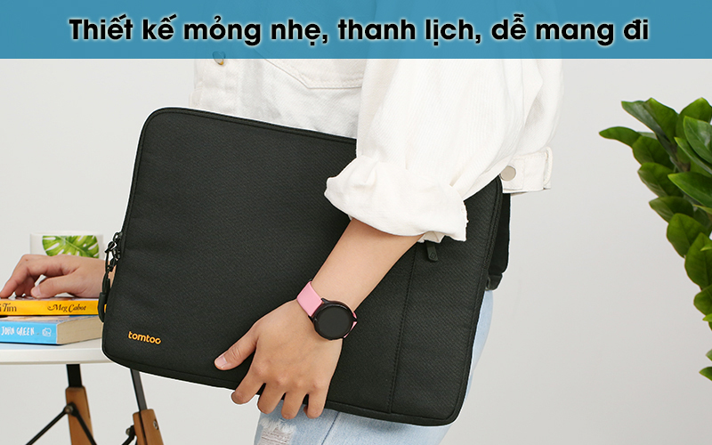 T&uacute;i chống sốc Laptop 15 inch TOMTOC A13-E02D Xanh đen