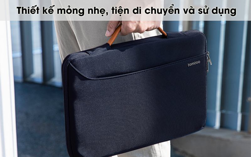 T&uacute;i chống sốc Laptop 13 inch TOMTOC A22-C02B01 Xanh đậm