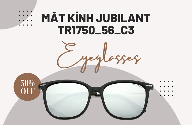 Mắt kính với thiết kế gọn nhẹ, thời trang