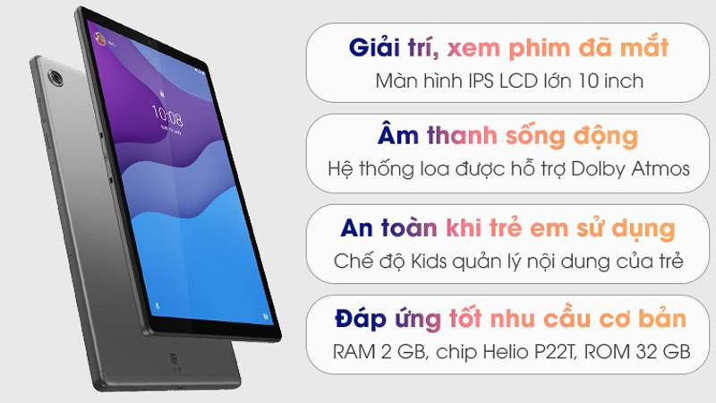 Cấu hình máy tính bảng Lenovo Tab M10 - Gen 2