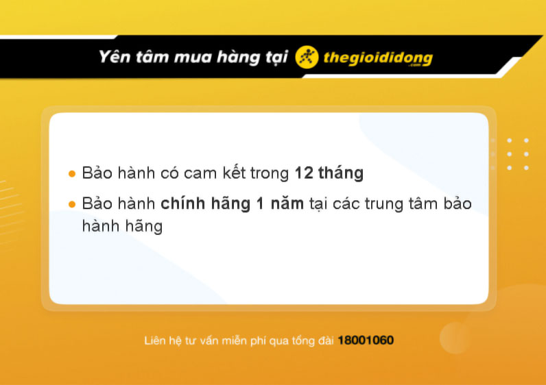 Chính sách bảo hành tại Thế Giới Di Động