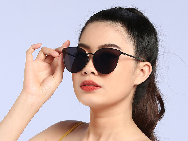 Mắt k&iacute;nh Dora 7116-C1 với kiểu d&aacute;ng gọng mắt m&egrave;o