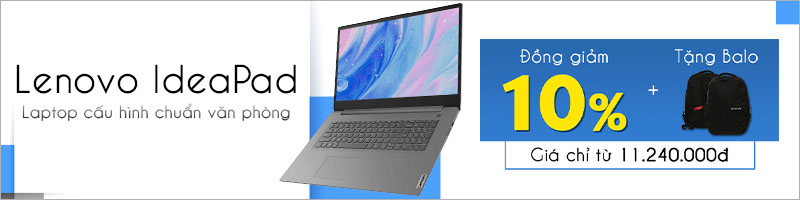 Laptop Lenovo được giảm giá trong tháng 03/2022