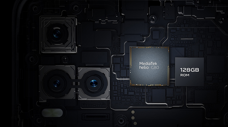 Con chip MediaTek Helio G80 c&oacute; thể phục vụ tốt c&aacute;c t&aacute;c vụ h&agrave;ng ng&agrave;y