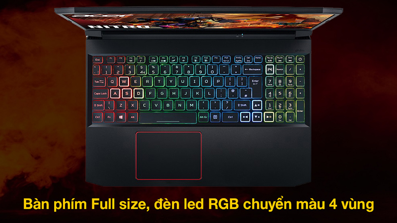 Laptop Acer Nitro 5 Gaming AN515 45 R6EV (NH.QBMSV.006)