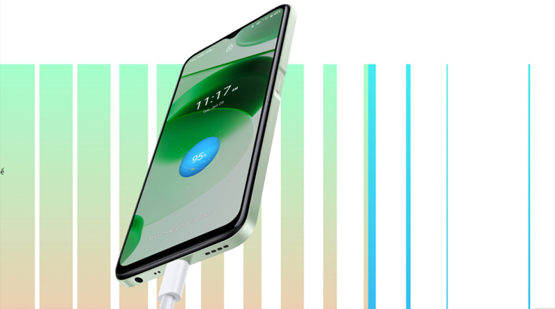  Realme C35 sử dụng cổng sạc Type-C v&agrave; được hỗ trợ sạc pin nhanh 18 W