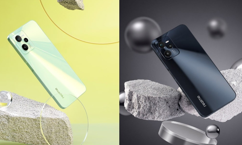 Realme C35 c&oacute; kiểu d&aacute;ng hiện đại, trẻ trung