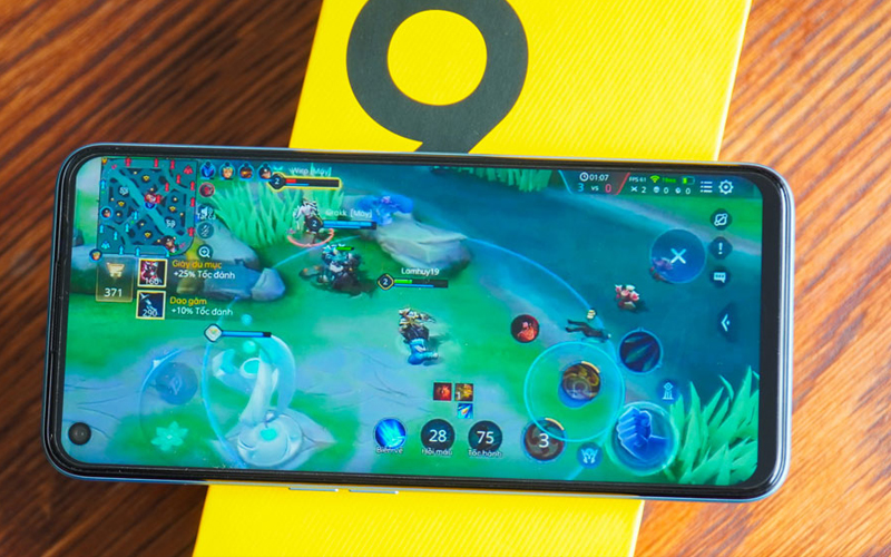 Không lo giật lag hoặc nóng máy khi chơi game trên Realme 9 Pro