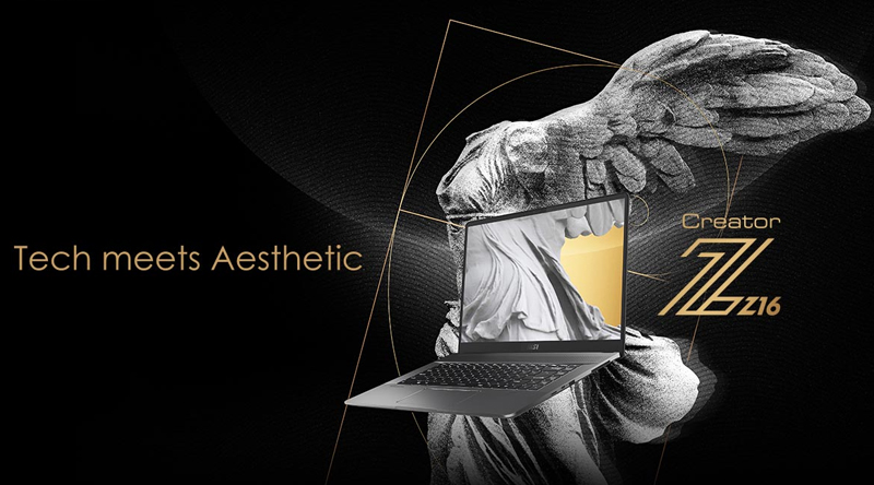 Laptop MSI Creator Z16 2022 c&oacute; hiệu năng vượt trội, kh&ocirc;ng gian lưu trữ lớn