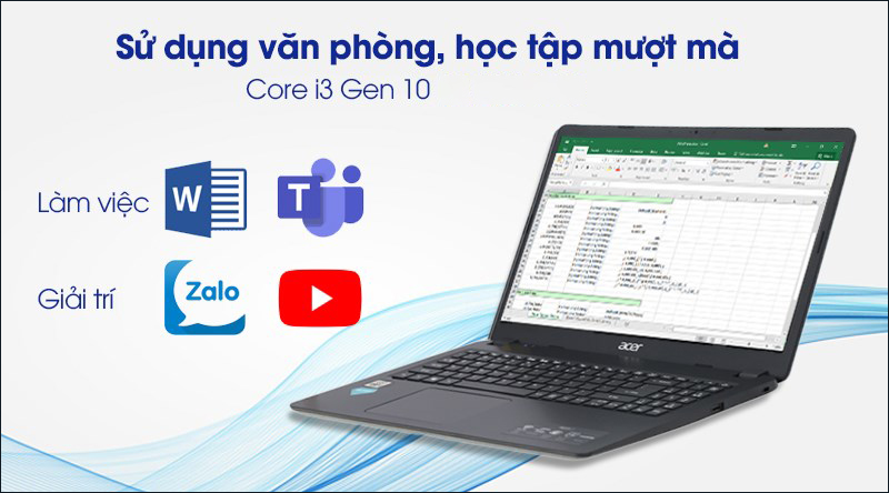 Đừng ngần ngại chọn Intel Core i3 10th nếu bạn chỉ sử dụng các tác vụ văn phòng