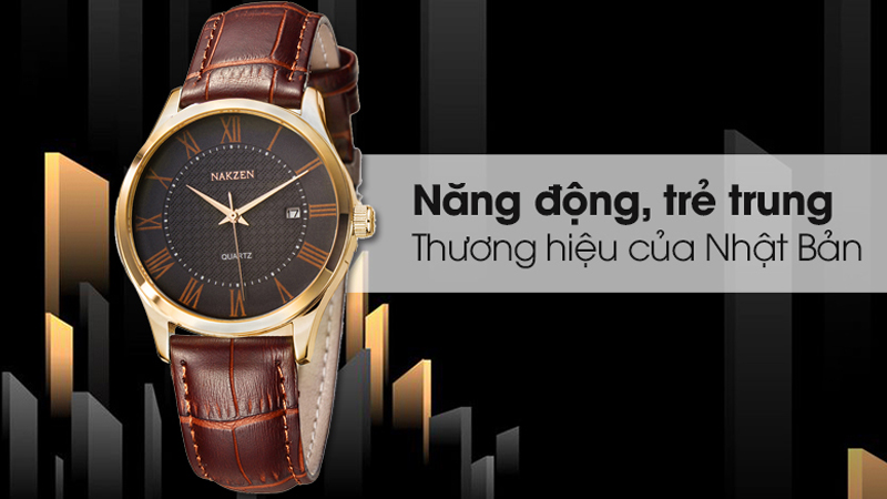 Đồng hồ nam Nakzen SL4043GREBN-6N0