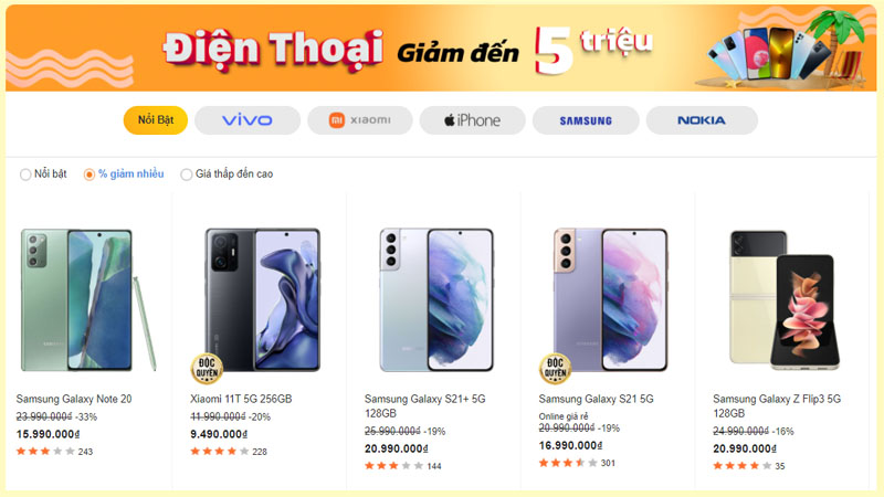 Khuyến m&atilde;i hấp dẫn khi mua điện thoại vivo