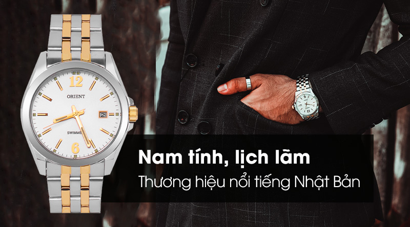 Đồng hồ nam Orient SUND6002W0 có thiết kế nam tính