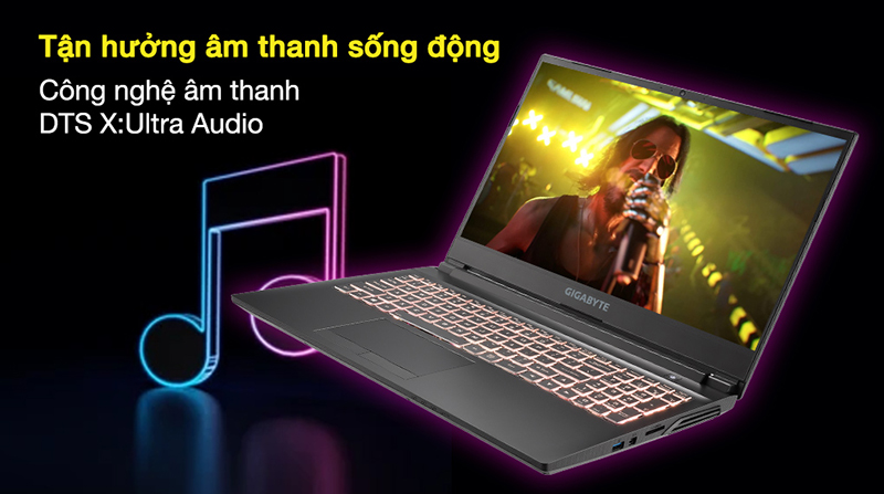 Laptop GIGABYTE sở hữu bề d&agrave;y 24.9 mm v&agrave; trọng lượng 2.2 kg