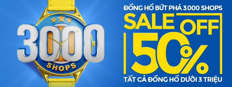 Ưu đãi giảm giá 50% sản phẩm đồng hồ thời trang tại Thế Giới Di Động