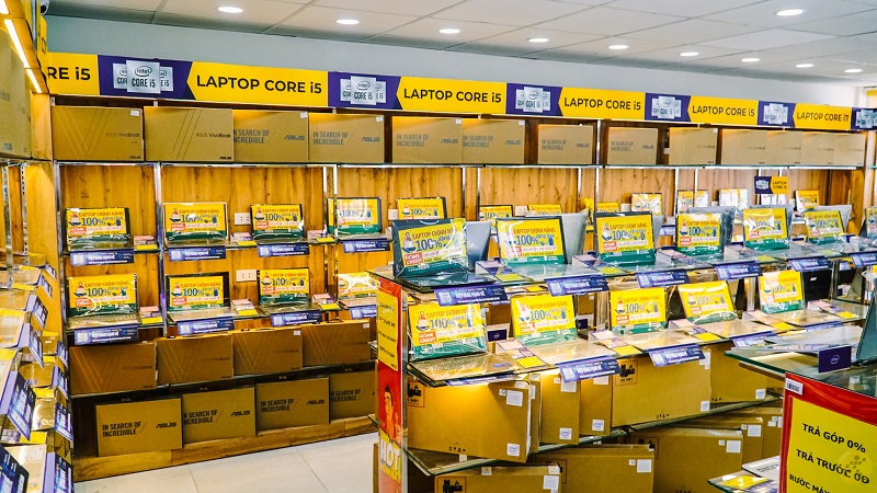  Mua laptop chính hãng, chất lượng tốt, giá cả hấp dẫn tại Thế Giới Di Động
