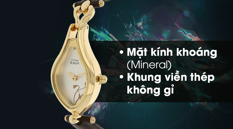 Đồng hồ Titan 2457YL01 phù hợp với phong cách đơn giản
