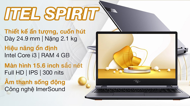 Itel Spirit 1 i3 với lối thiết kế đơn giản, thanh lịch