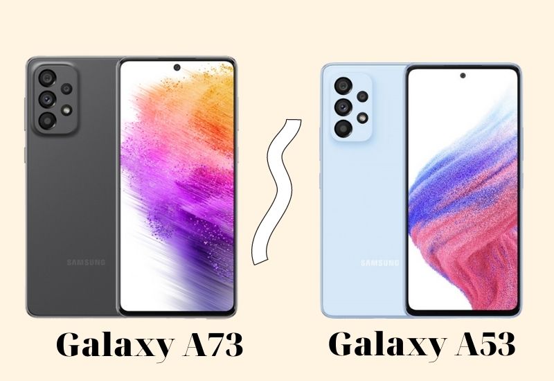 Màn hình Galaxy A73 có thiết kế lớn hơn và sắc nét hơn