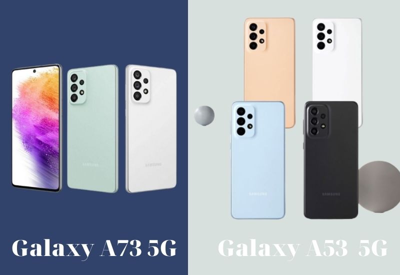 Thiết kế màu sắc của Galaxy A73 và Galaxy A53