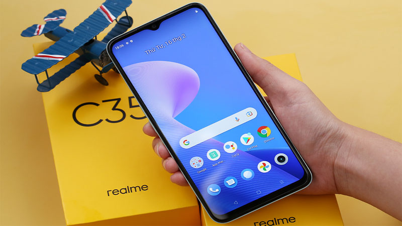 Điện thoại Realme C35 sẽ l&agrave;m một sự lựa chọn tuyệt vời trong ph&acirc;n kh&uacute;c dưới 4 triệu đồng