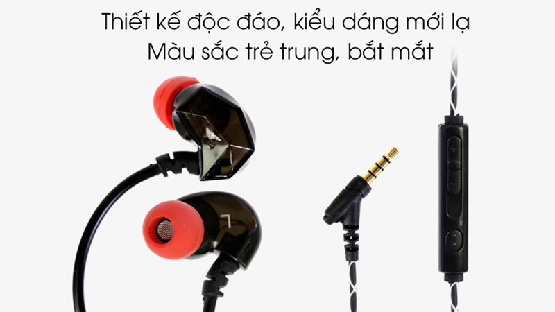 Tai nghe Kanen S50 với vẻ ngoài lạ mắt, trẻ trung