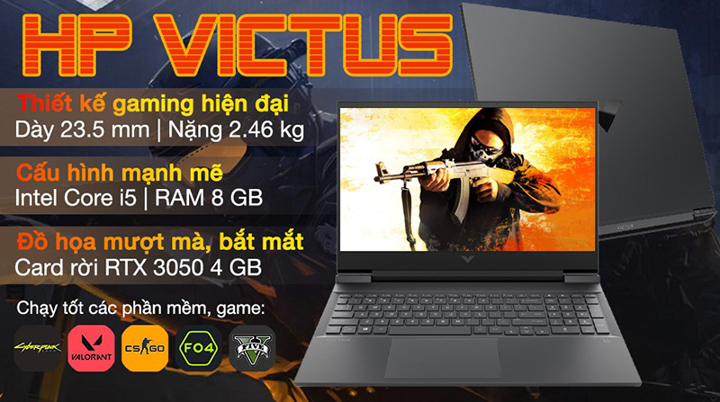 Những điểm nổi bật tr&ecirc;n laptop HP Gaming VICTUS 16 d0204TX i5.