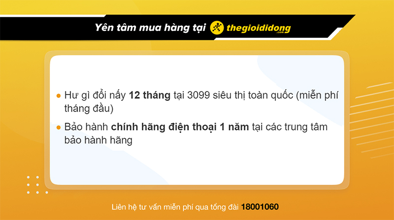 Chính sách bảo hành điện thoại tại Thế Giới Di Động 