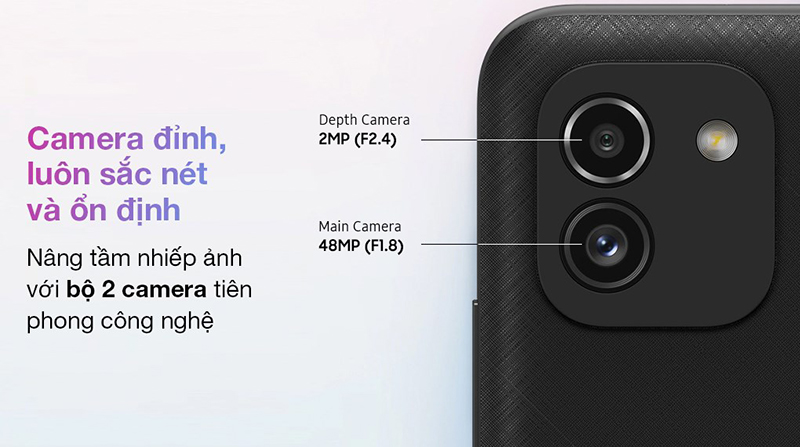 Galaxy A03 l&agrave; smartphone gi&aacute; rẻ đầu ti&ecirc;n của Samsung sở hữu camera ch&iacute;nh 48 MP 