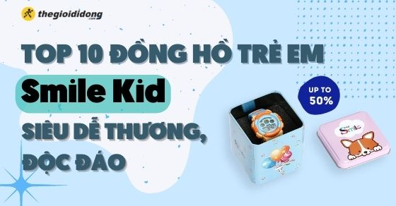 Top 10 đồng hồ trẻ em Smile Kid siêu dễ thương, độc đáo tại AVAJi