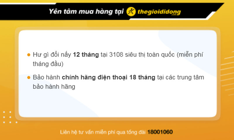 Ch&iacute;nh s&aacute;ch bảo h&agrave;nh khi mua điện thoại Redmi Note 11 Pro tại cửa h&agrave;ng Thế Giới Di Động