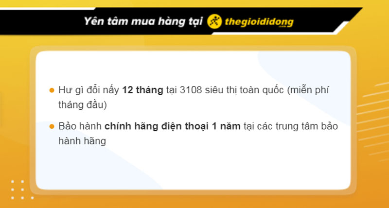 Ch&iacute;nh s&aacute;ch bảo h&agrave;nh kKhi mua điện thoại Samsung Galaxy A12 4GB tại Thế Giới Di Động