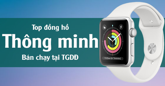 TOP 5 đồng hồ thông minh bán chạy nhất tháng 04/2022 tại TGDĐ