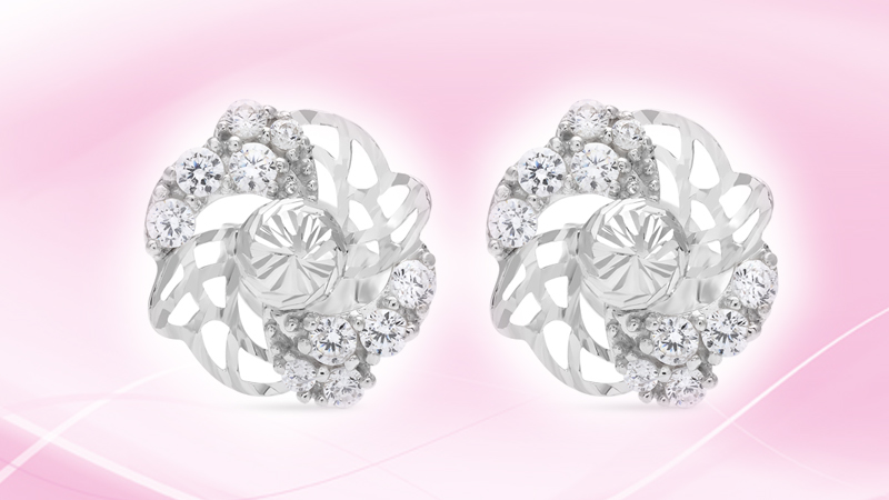 B&ocirc;ng Tai AvaJi AVJ.E000896.00 kiểu d&aacute;ng hiện đại, gọn đẹp