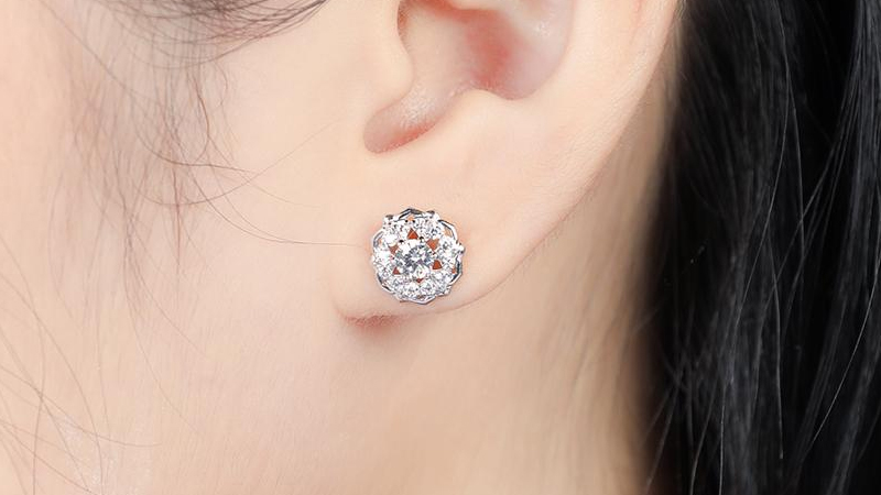 B&ocirc;ng Tai AvaJi AVJ.E000888 thiết kế trang nh&atilde;, nữ t&iacute;nh