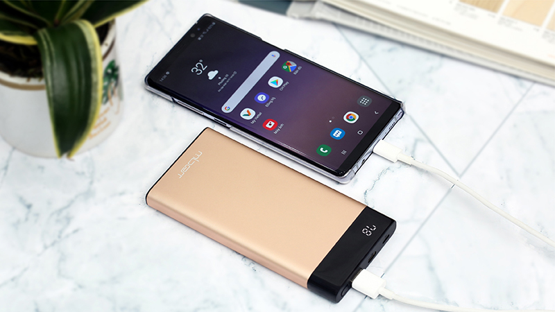 Pin sạc dự phòng Polymer 10.000 mAh Type C Mbest giảm giá sốc
