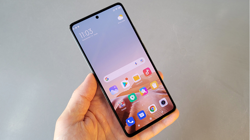 Xiaomi 11T với thiết kế máy đơn giản 